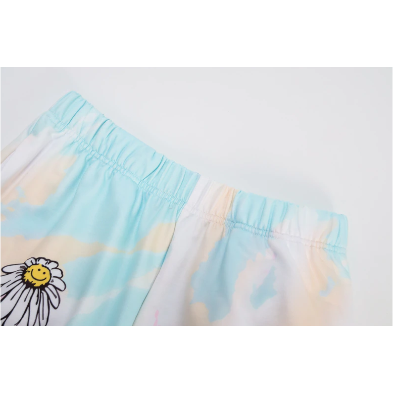Boho Chic Clothing HIGH WAIST TIE DYE SWEAT PANTS