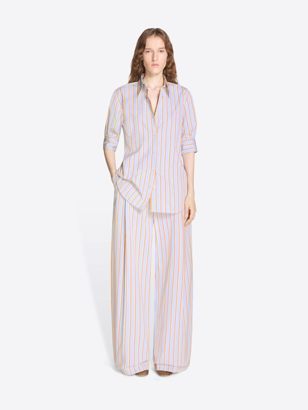 Cuffed Cotton Shirt