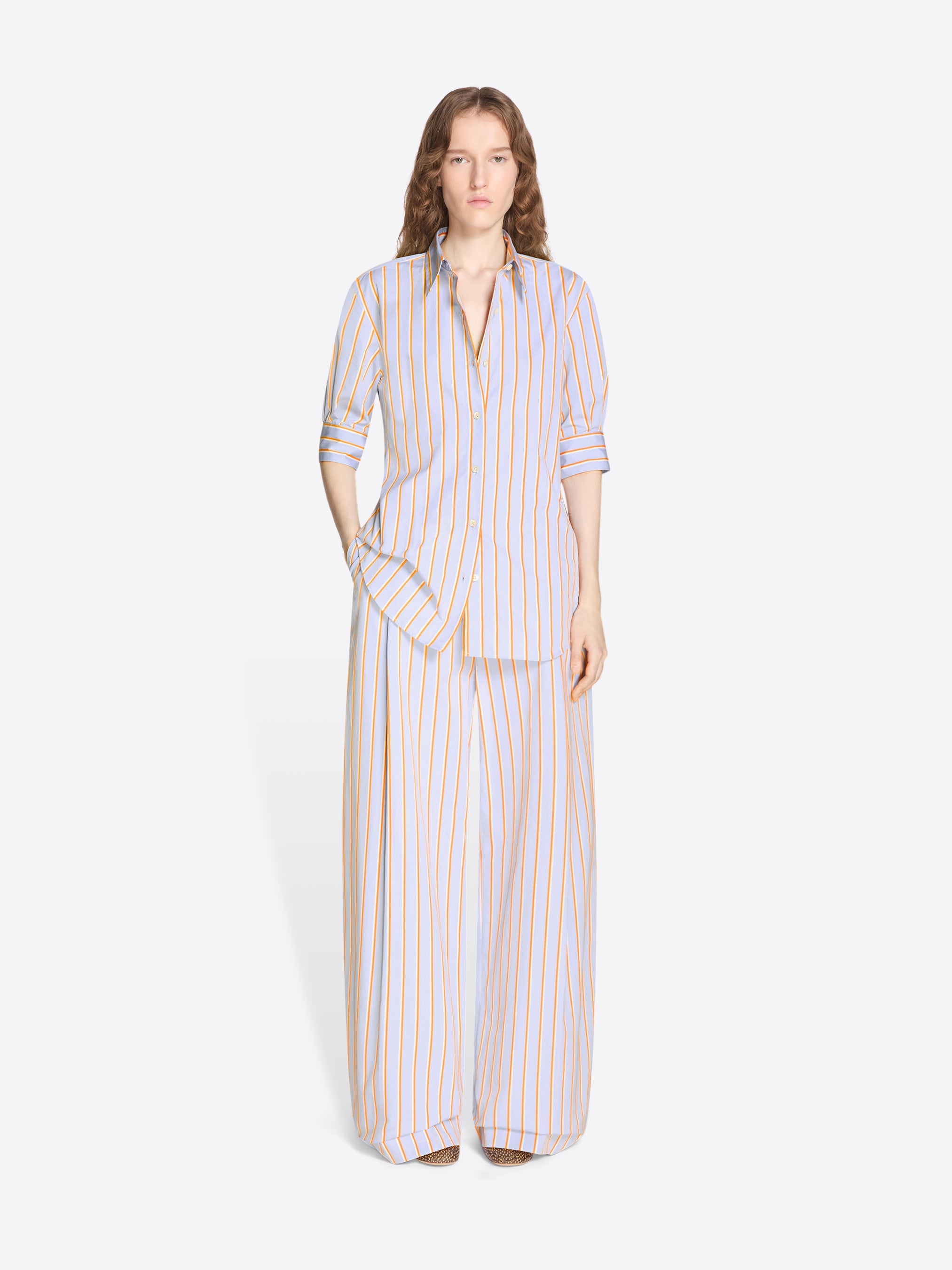 Cuffed Cotton Shirt