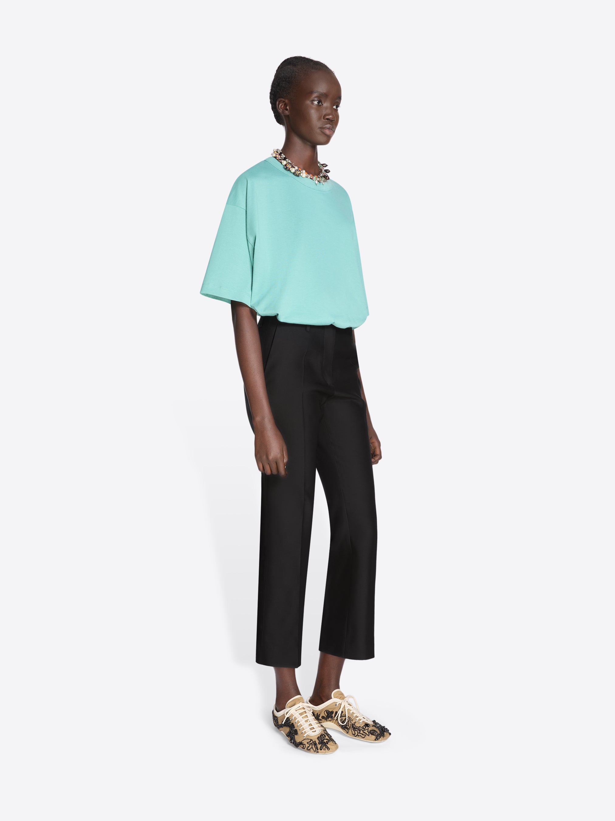 Cropped Tailored Pants