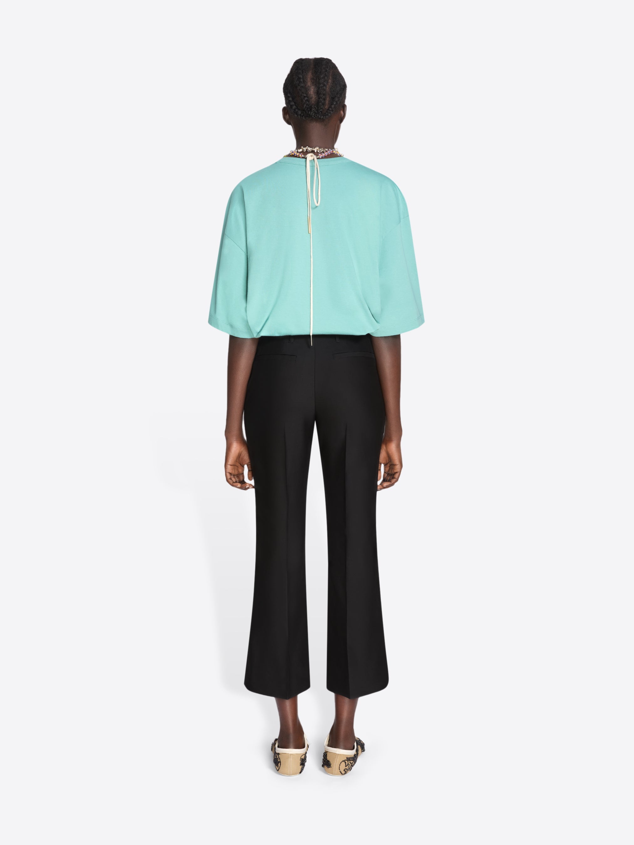 Cropped Tailored Pants