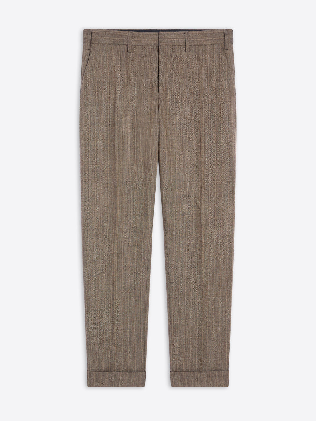 Cuffed Wool Pants