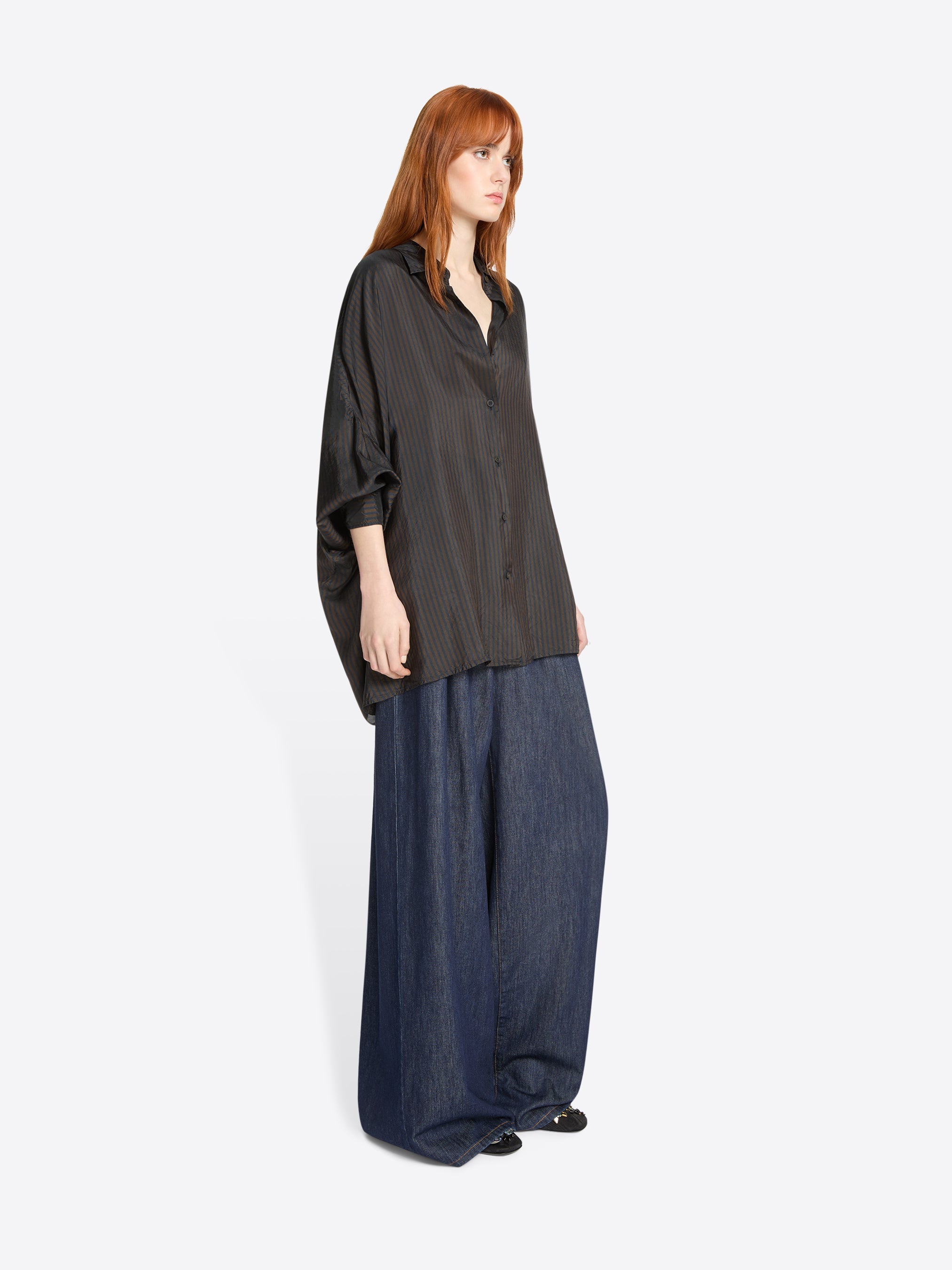 Cupro Cocoon Shirt
