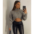 Boho Chic Clothing TURLE NECK PULLOVER KNITTED SWEATER