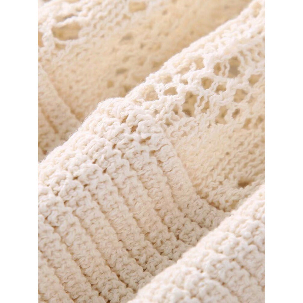 Boho Chic Clothing Sweet Slim Crochet Knitted Pullover Sweaters