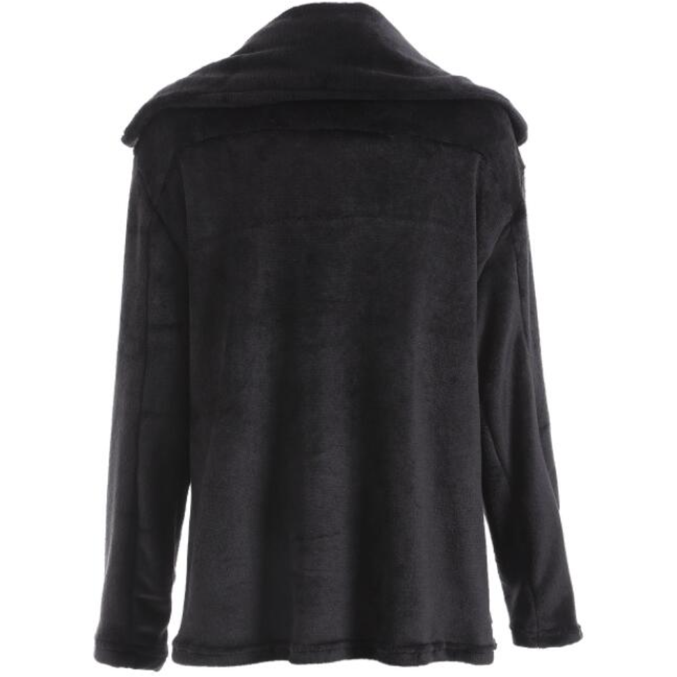 Boho Chic Clothing Turn Down Collar Soft Fur Coat