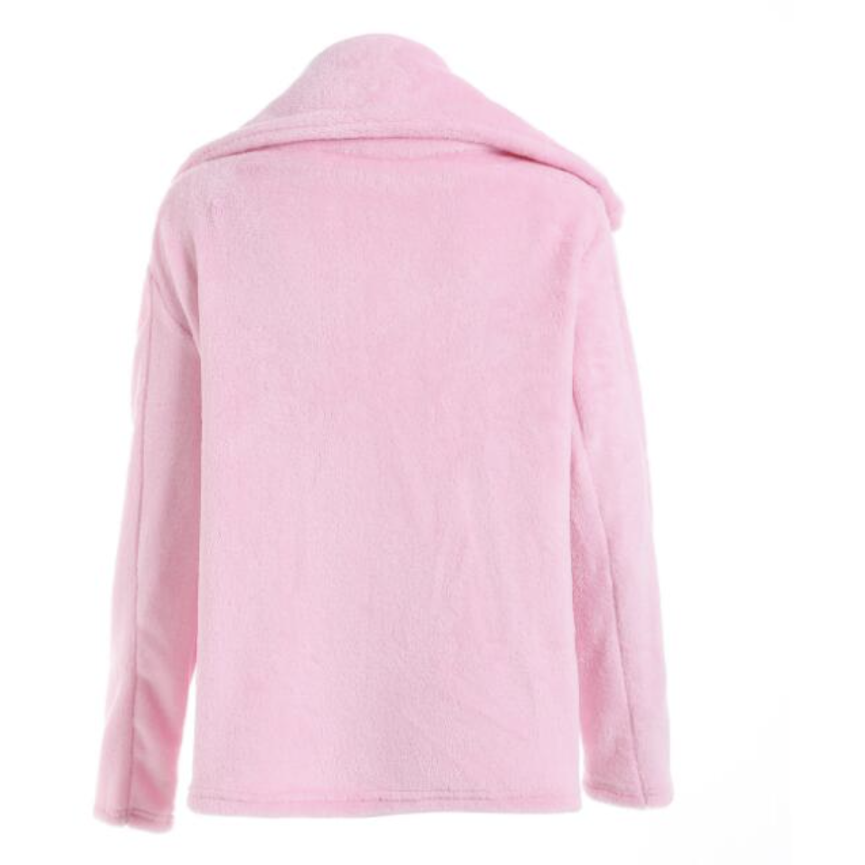 Boho Chic Clothing Turn Down Collar Soft Fur Coat