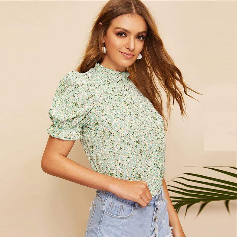 BohoChic Clothing &amp; Accessories Ditsy Floral Blouse