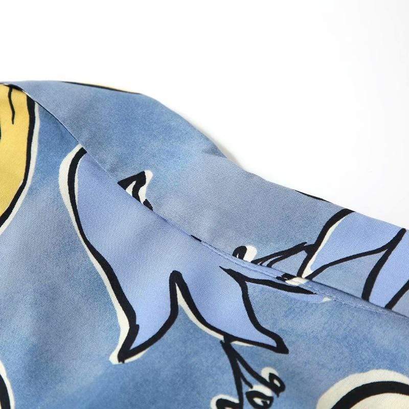 KONDALA Store Tops Lantern Sleeve Shirt