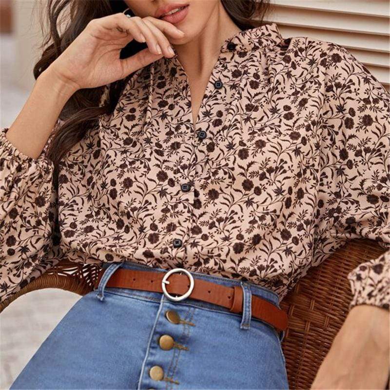 SheIn Official Store Mock Neck Shirt Tops