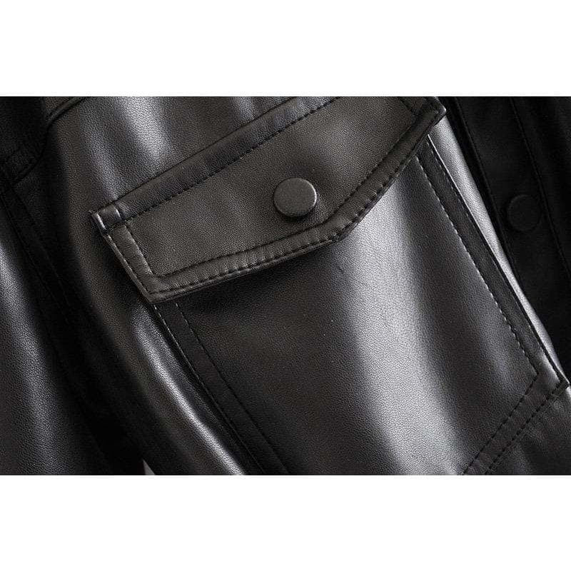 Boho Chic Clothing Belted Women’s Leather Jacket Coats &amp; Jackets