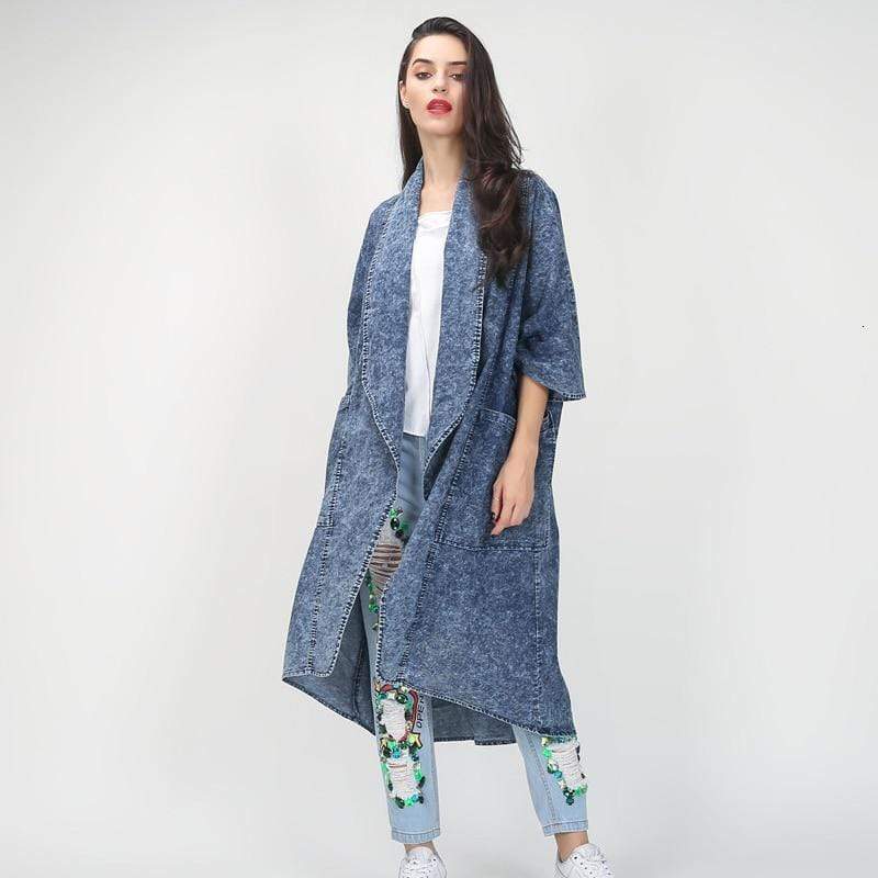 Boho Chic Clothing COLLAR HALF SLEEVE TRENCH COAT Coats &amp; Jackets