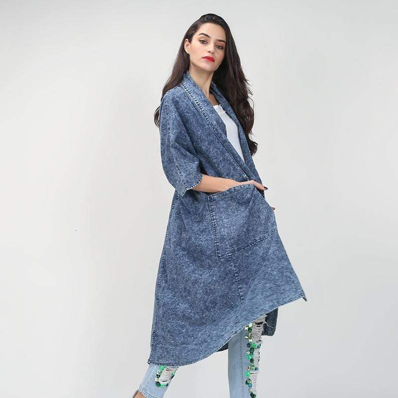 Boho Chic Clothing COLLAR HALF SLEEVE TRENCH COAT Coats &amp; Jackets