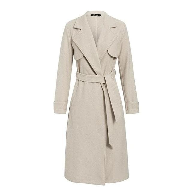 Boho Chic Clothing Wool Blend Winter Tweed Coat