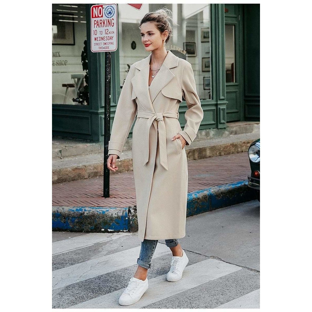 Boho Chic Clothing Wool Blend Winter Tweed Coat