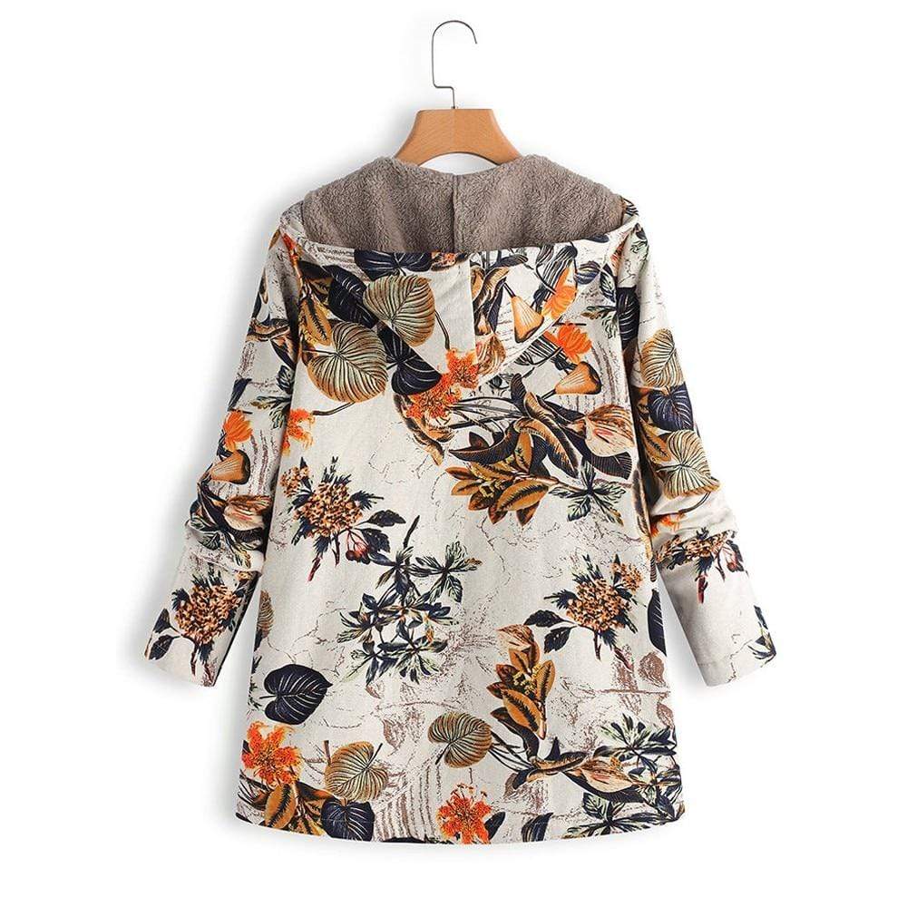 Boho Chic Clothing HOODED VINTAGE FLORAL JACKET Coats &amp; Jackets