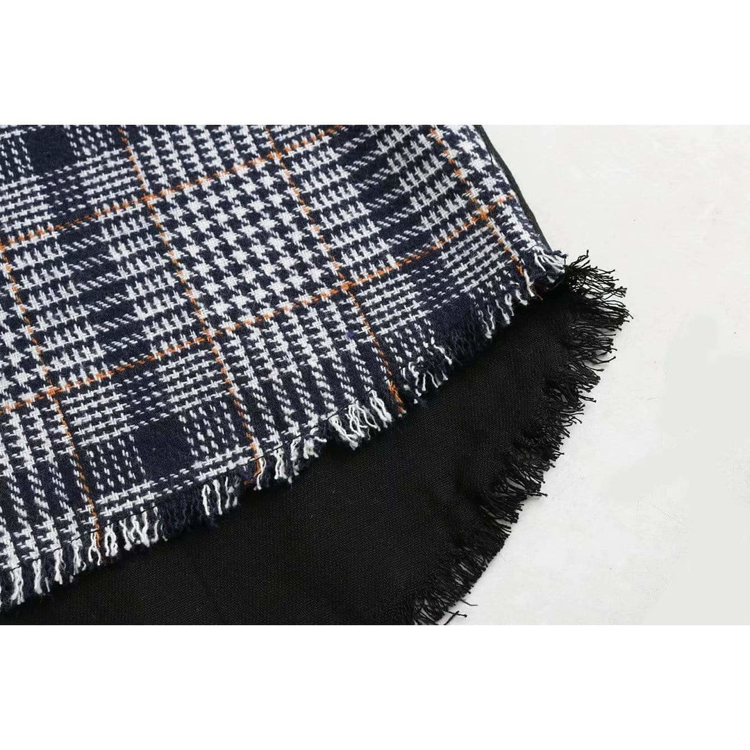 Boho Chic Clothing PLAID PATCHWORK JACKET