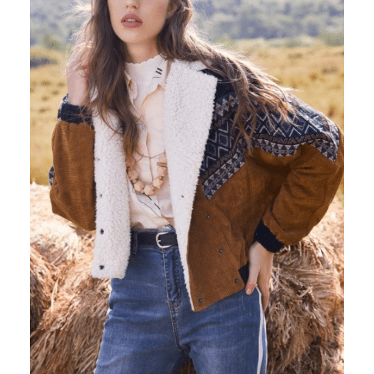 Boho Chic Clothing TRIBAL PRINT VINTAGE JACKET