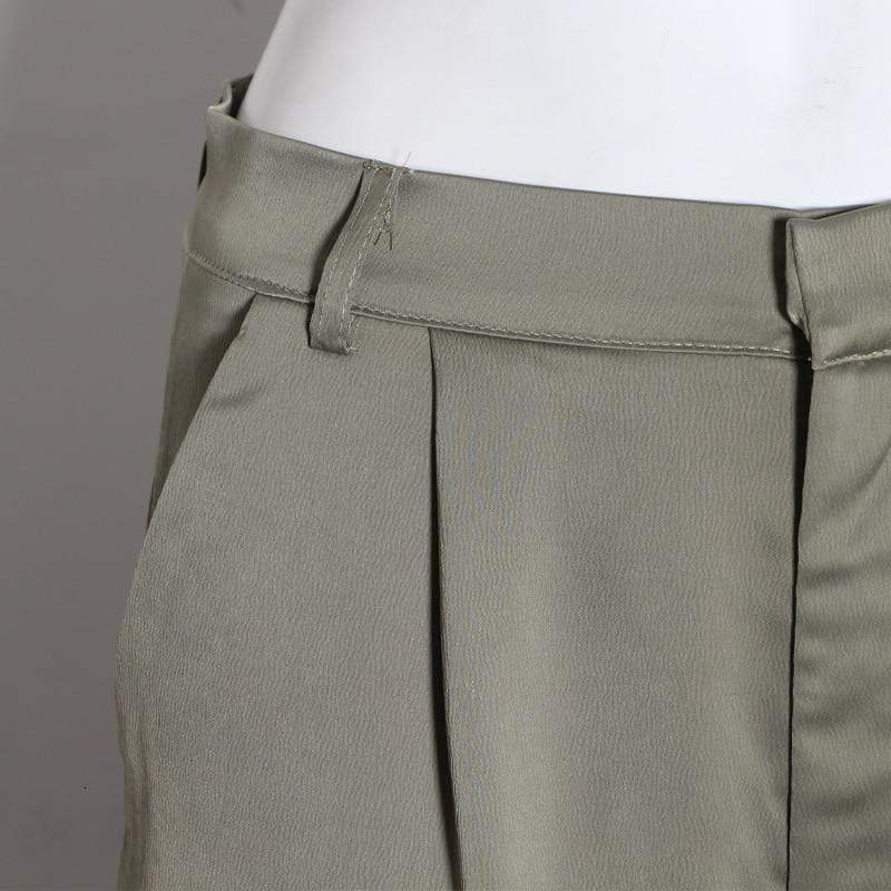 Boho Chic Clothing Elegant Silk Wide Leg Trousers