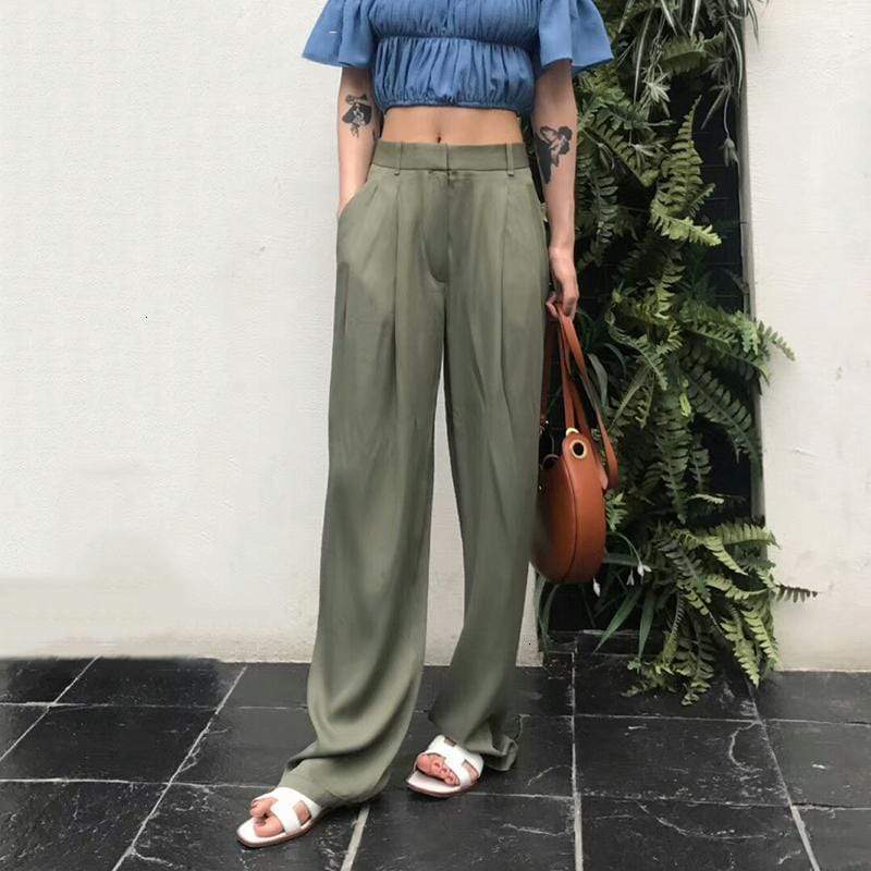 Boho Chic Clothing Elegant Silk Wide Leg Trousers