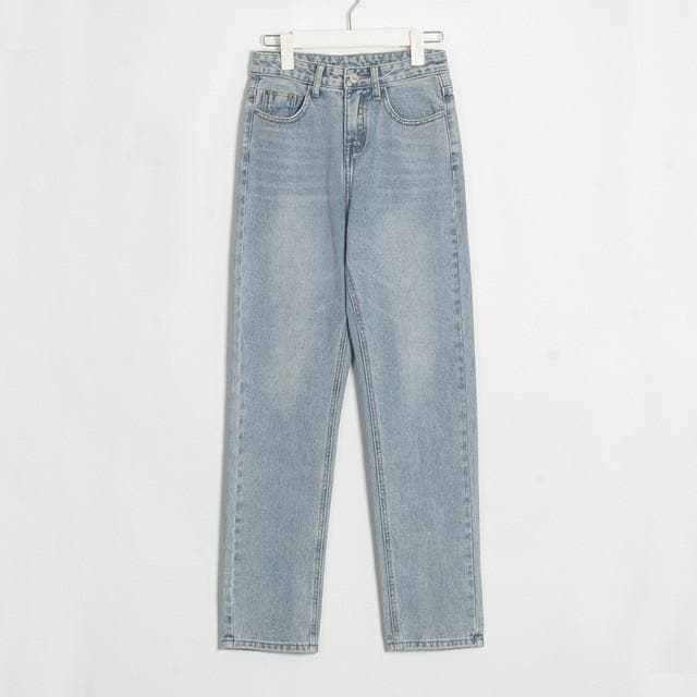Boho Chic Clothing STRAIGHT CLASSIC DENIM PANTS