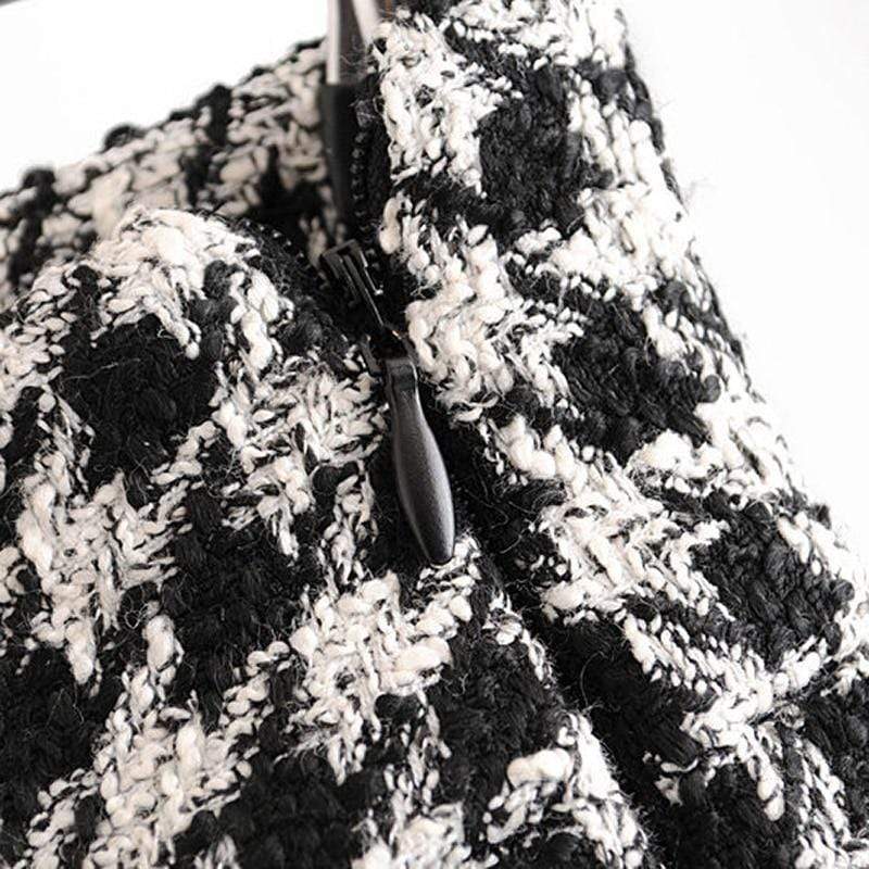 Boho Chic Clothing Plaid Tweed Pants