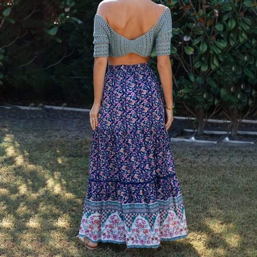 Boho Chic Clothing Skirts Bohemian Casual Beach Skirt