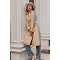 Simplee Apparel Tarina Contrast Trench Coat Coats &amp; Jackets
