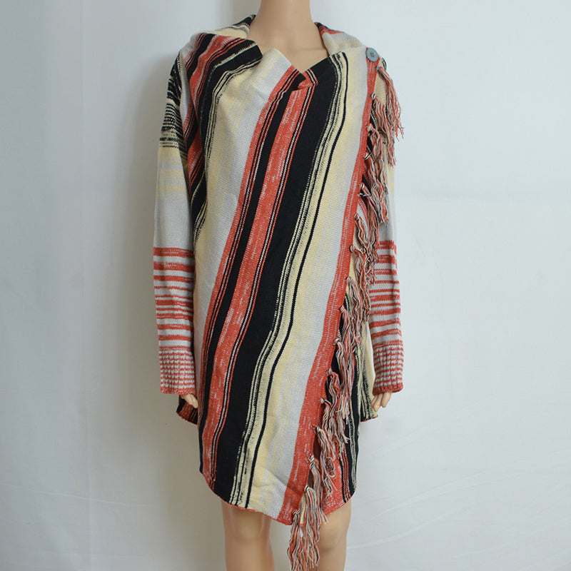 Boho Chic Clothing Fringe Vintage Sweater Cardigan