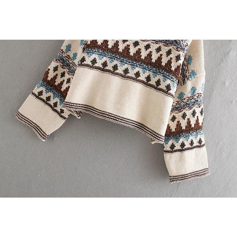 Boho Chic Clothing Sweaters ETHNIC WARM SWEATER
