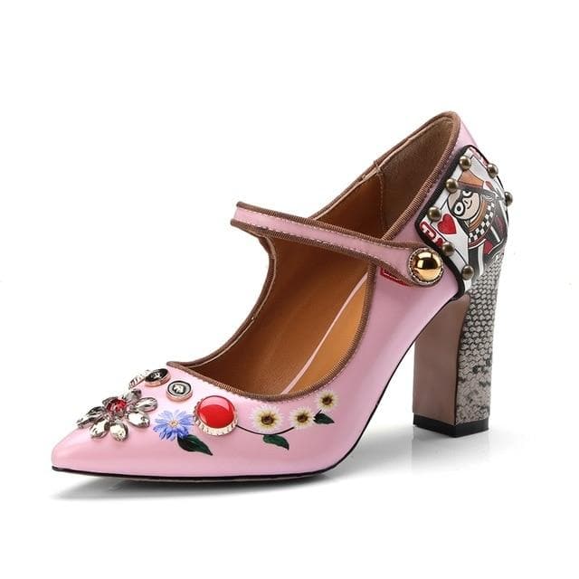 Boho Chic Clothing Shoes POINTED SQUARE HEELS