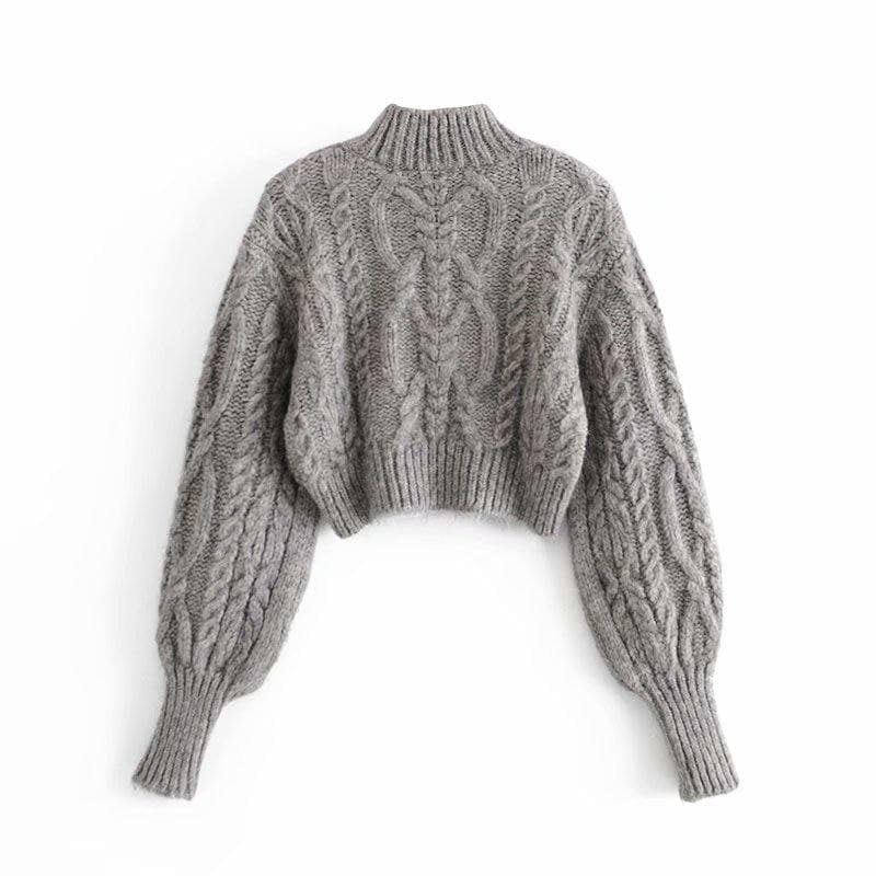 Boho Chic Clothing TURLE NECK PULLOVER KNITTED SWEATER