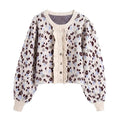 Boho Chic Clothing Sweaters JACQUARD KNITTED SWEATER