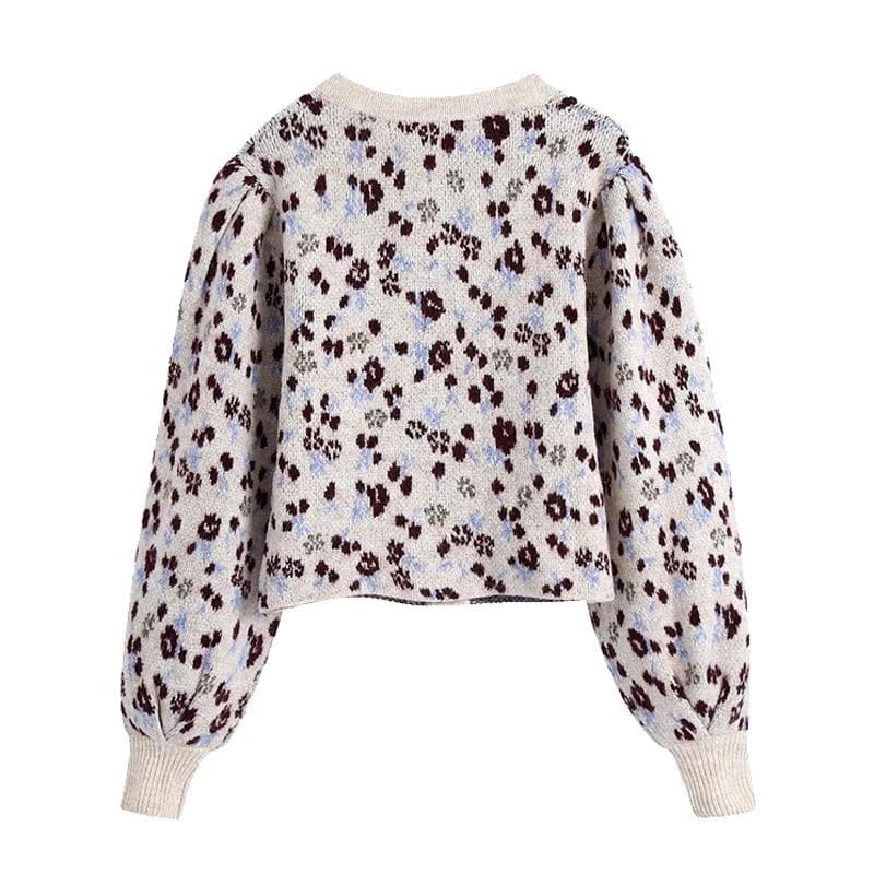 Boho Chic Clothing Sweaters JACQUARD KNITTED SWEATER