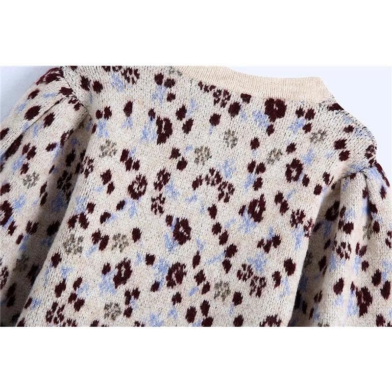 Boho Chic Clothing Sweaters JACQUARD KNITTED SWEATER