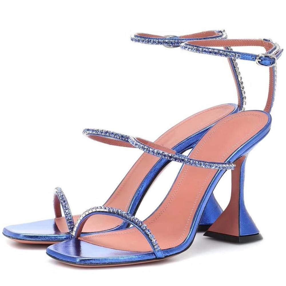 Boho Chic Clothing Shoes RHINESTONE STRAP HEELS
