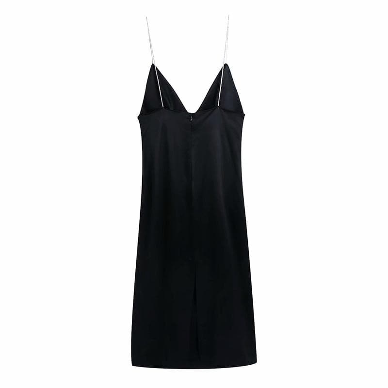 Boho Chic Clothing DIAMOND SPAGHETTI STRAP MIDI DRESS